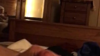 Explosive cumshot fountain throbbing cock