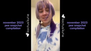 november 2023 pee snapchat compilation
