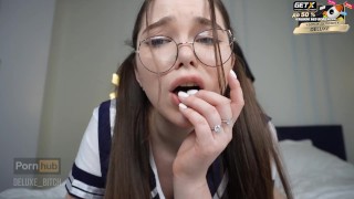 Stepsister goes to school with a dildo. Found an anal plug in her bag - Deluxe_Bitch