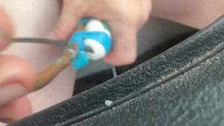 Hooking myself while driving