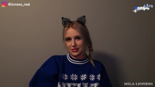 Stepmom teaches her virgin son to fuck. Hot mom gave me a sex doll and herself for the new year