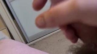 Hot Goth Guy Wanks Lubed Up Cock