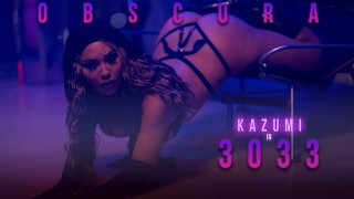 LUCIDFLIX Beautiful busty Asian hottie Kazumi enjoys a little rough sex