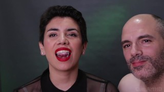 Cum dripping from mouth