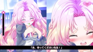 【#03 どこでも？おさわり！プリンセス☆タッチ 実況(体験版)】爆乳J〇がトイレでおっぱいやお尻を揉まれたり・・(アニメーションおさわり同人エロゲ－）