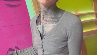 I get rough sex after i give a blowjob to tattooed men until he cums on pornset