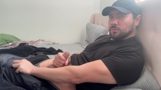 Big dick out looking for a throat to fill