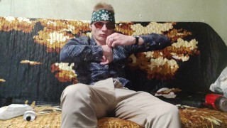 Fighting with my dick for craziest orgasm ever