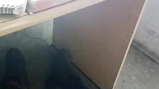 I was at work and my friend just made me horny and I had to jerk her off until all my milk came out.