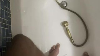 Cumshot 🔥male masturbation in bathroom
