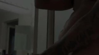 Hot guy jerks off & orgasms in the shower. Video # - 59