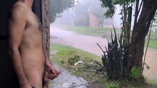Would You Suck My Dick Standing In The Rain?