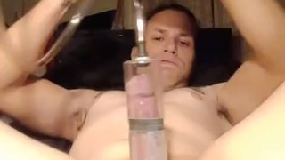 Pumping my rock hard dick