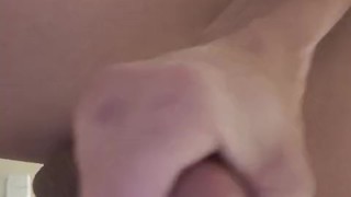 BathroomStrokingToCumshot