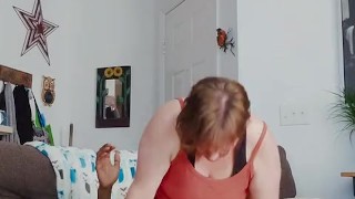 Busty Milf AlegraB dances on the Docs Cock