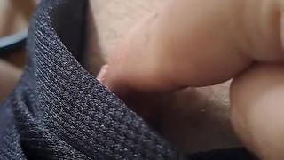 Married man cums while wife is in the other room