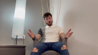 Bondage sock & Ass worship