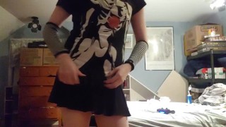 Cute emo femboy strips for you