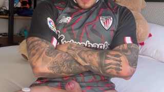 Football Player CUMS HARD with NO TOUCH BoyGym