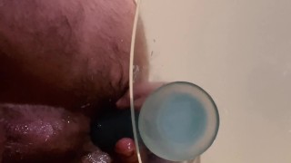 Daddy Trains Hole with Dildo