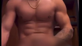 Hot man jerk off his big Dick while talking dirty