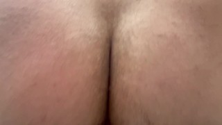 Pleasing myself with huge toy