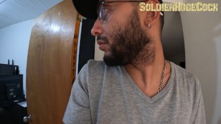 I discovered my friend masturbating in one of my scenes so she decided to put my cock in her mouth