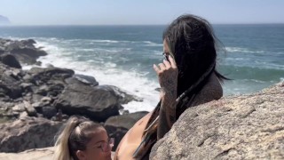 ME AND MY FRIEND GOT ​​HORNY AND FUCKED ON THE NUDE BEACH