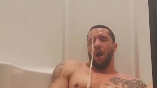 Golden Shower-Hot guy moaning and anal