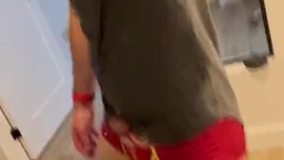 Watersports and humping orgasm