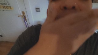 Guy from Snapchat told me to swollow my own cum