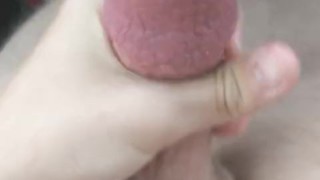 Jerking off in my car