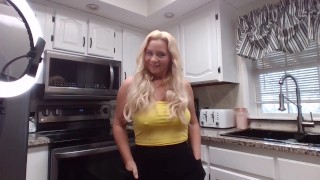 sexyplaygirl caught on the spot with film crew saying hello to my subscribers and fans