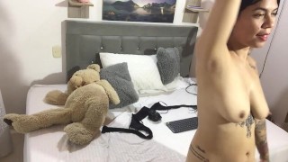 Hot friend dances naked in my room