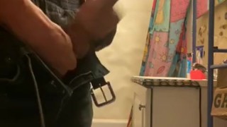 A Little Jerking Before Working 😈🍆💦