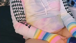 Femboy smoke and jerk JOI