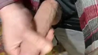 Hung white male show and tell