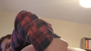 Gay slut fingers their pussy