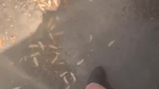 Me Jerking off behind the dumpster at work!!!!