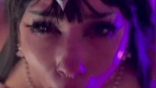 Shadowheart blowjob and facial