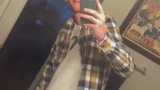 Spiderman shows his cock