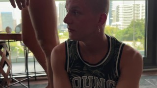 Cuckold watches his girlfriend get fucked by a stranger from the street - 2.50