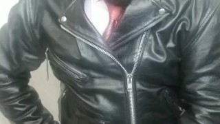 My Hottest Vid Yet Riding the Machine in Leather Part 3 Climax, Big Finish