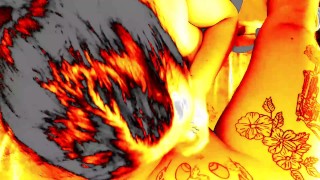 MY step mom LATINA cartoned animato fucking cum inside