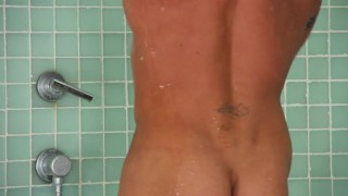 Muscle Stud Shoves Cock Down Hunk's Throat