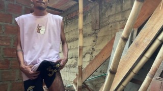 The morbidity of feeling that they are going to see you throwing straw on the street