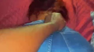 I rip my neighbor's pants and we fuck until we end up in her ass