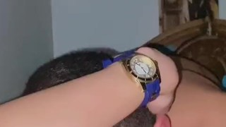 Curious straight stepfather fucks virgin stepson bareback and secretly cums inside his ass creampie