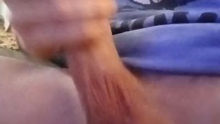Late last night I got horny watching TV with weak cumshot bc I've been playing with it so much
