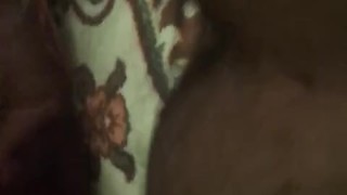 Wide Cock Cums on Hairy Hole